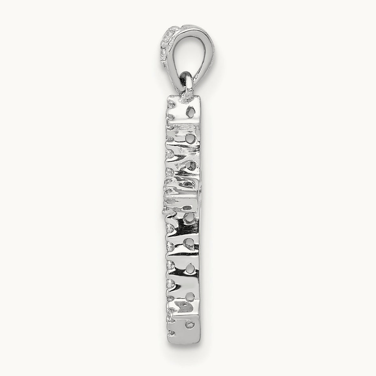1/10ct. Diamond Cross Pendant — 19mm, 0.104 ct