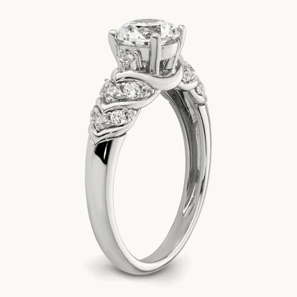 Semi-Mount Engagement Ring, 0.25 ct tw Lab-Grown Diamond