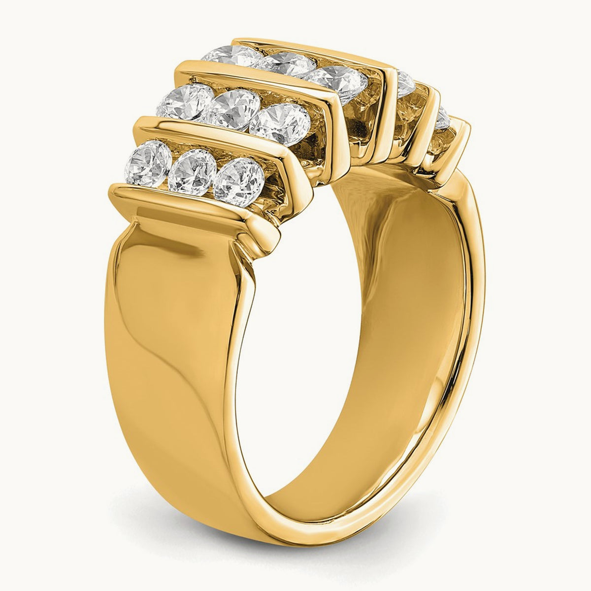 Fashion Band, 1.00-3.00 ct tw Lab-Grown Diamond — 1 1/2 ct, 14K Yellow Gold