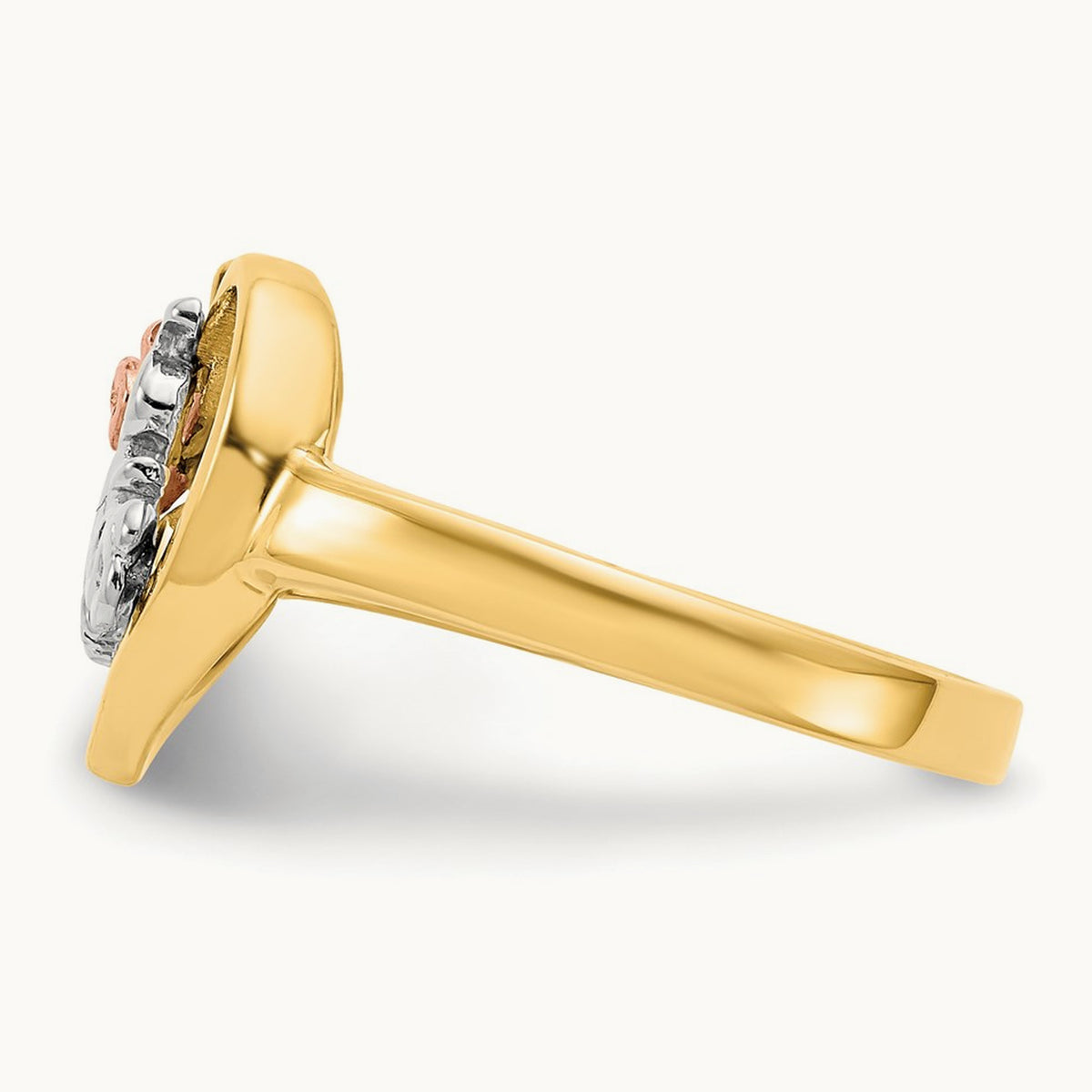 Tri-Color 15 Anos Ring, 14K