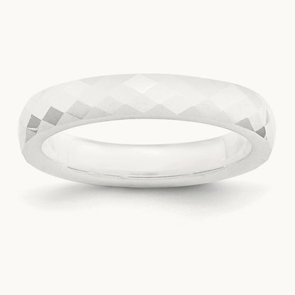 Faceted Polished Band — photo set