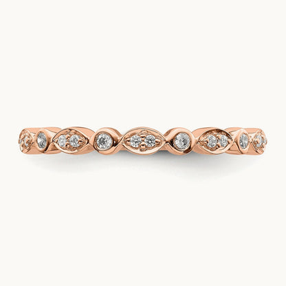 2 Wedding Band Set, 0.20 ct tw Lab-Grown Diamond