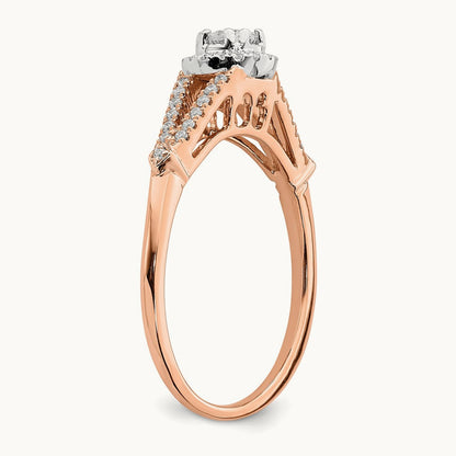 Diamond Complete Engagement Ring — photo set