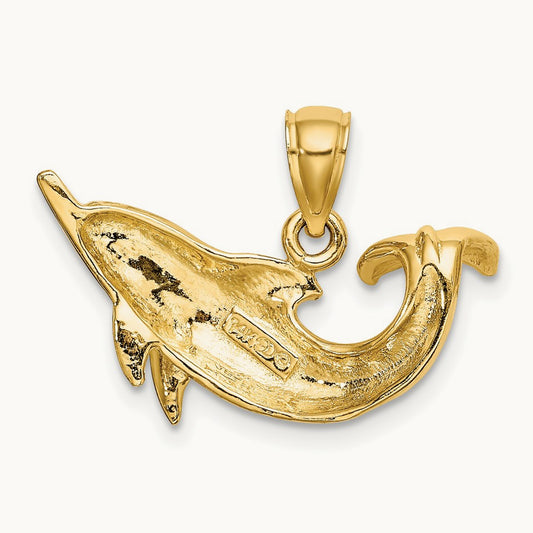 Polished Dolphin Charm — photo set