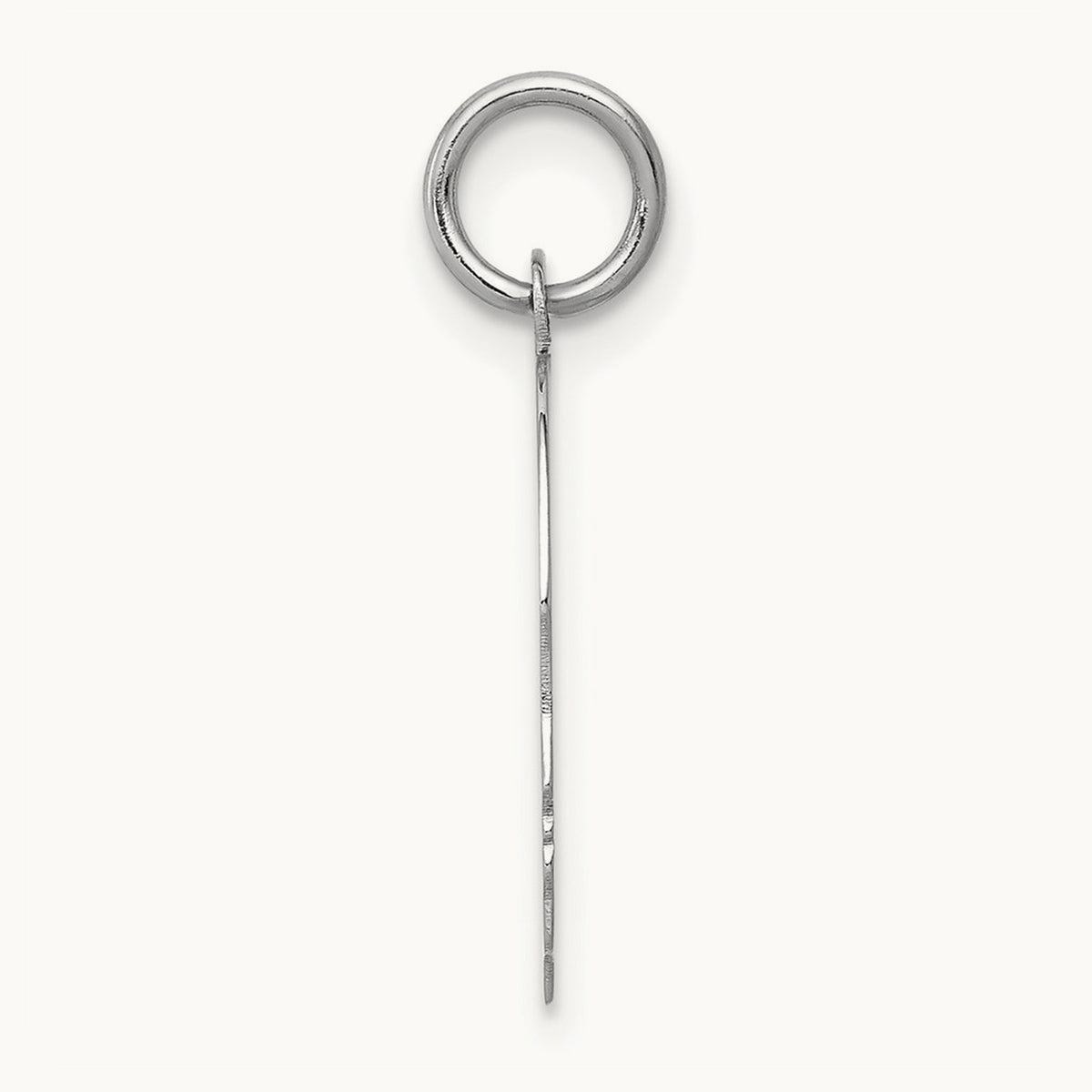 Plain Medium.035 Depth Facing Right Engravable Boy Charm — 22mm