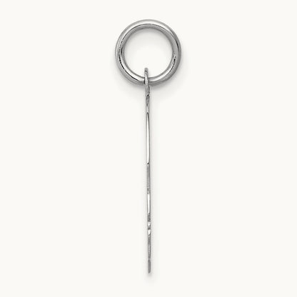 Plain Medium.011 Depth Facing Right Engravable Boy Charm — 22mm