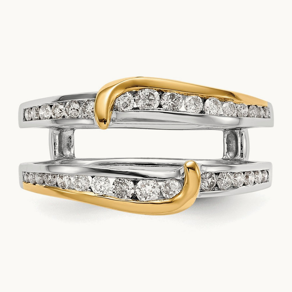 Diamond Guard, 14K Two-tone
