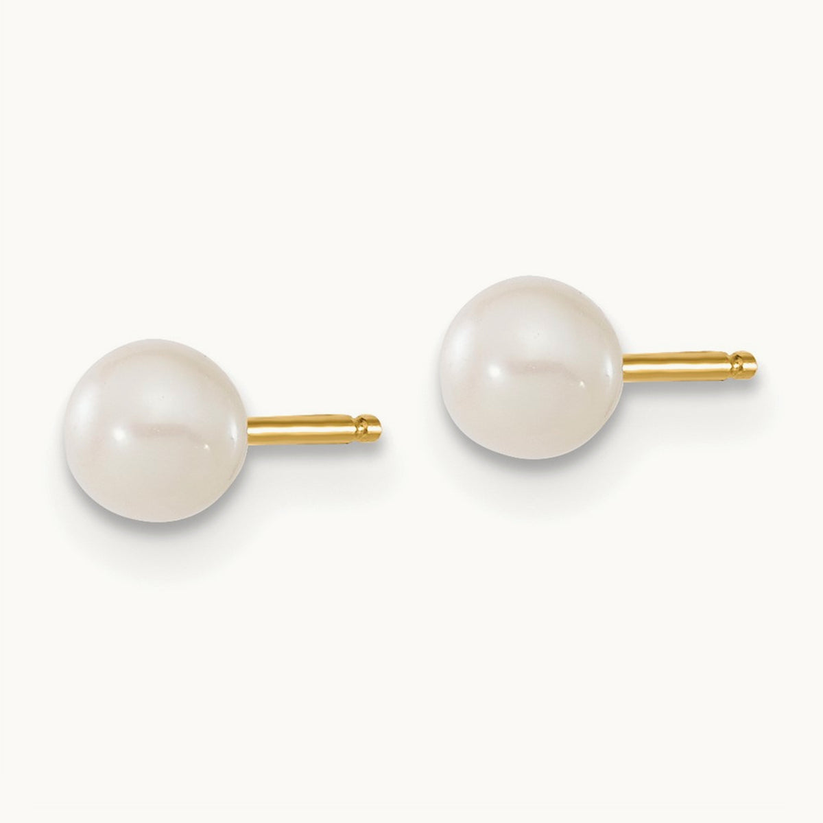 Children's 4- White FWC Pearl Pendant and Earring Set, 5mm, 14K