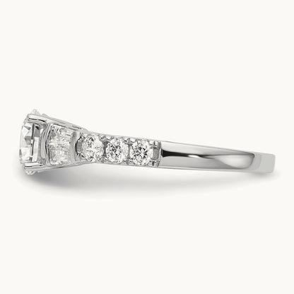 Semi-Mount Engagement Ring, 0.75 ct tw