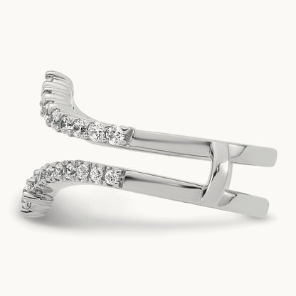 Complete Diamond Ring Guard, 14K White Gold
