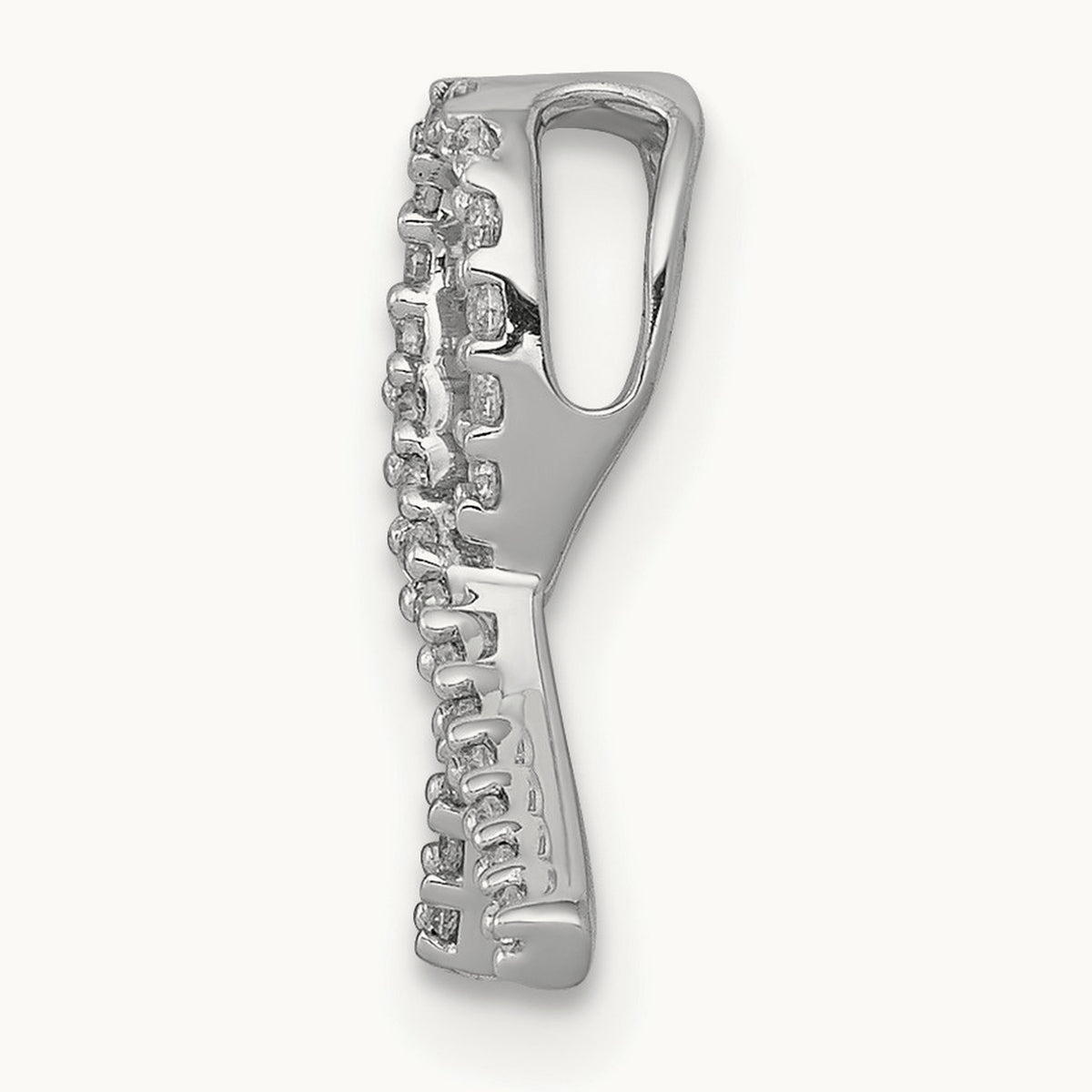 Awareness 1/10ct. Diamond Slide Pendant, 14K White Gold
