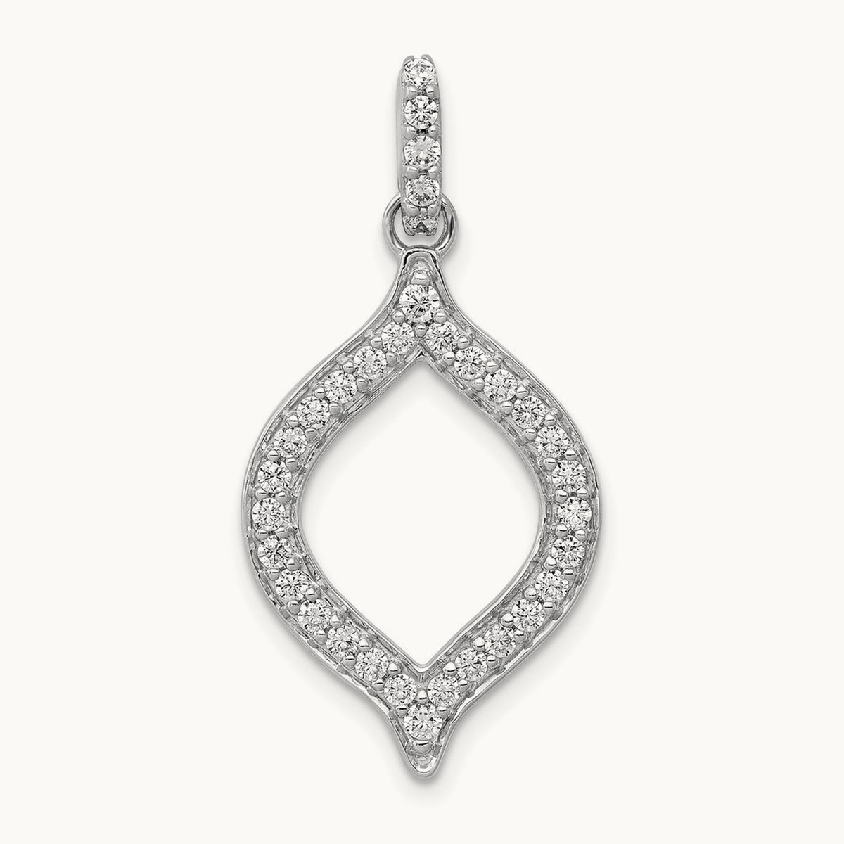 Fashion Open Pendant, 0.50 ct tw Lab-Grown Diamond