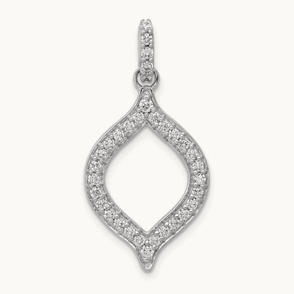 Fashion Open Pendant, 0.50 ct tw Lab-Grown Diamond