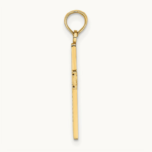 Nurse Cross Charm, 14K