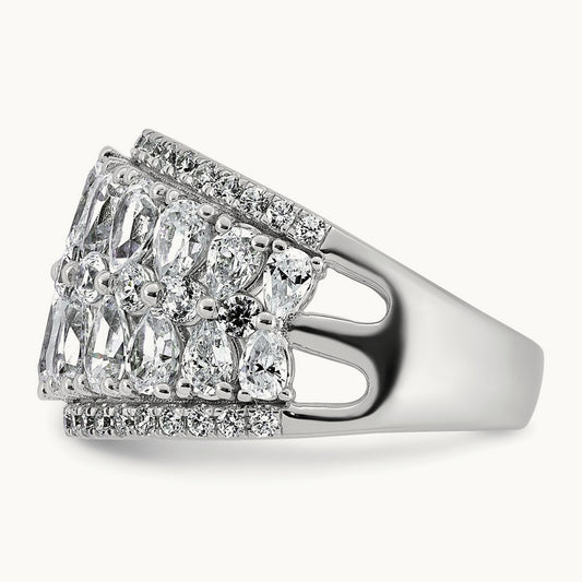 Fashion Ring, 3.75 ct tw Lab-Grown Diamond