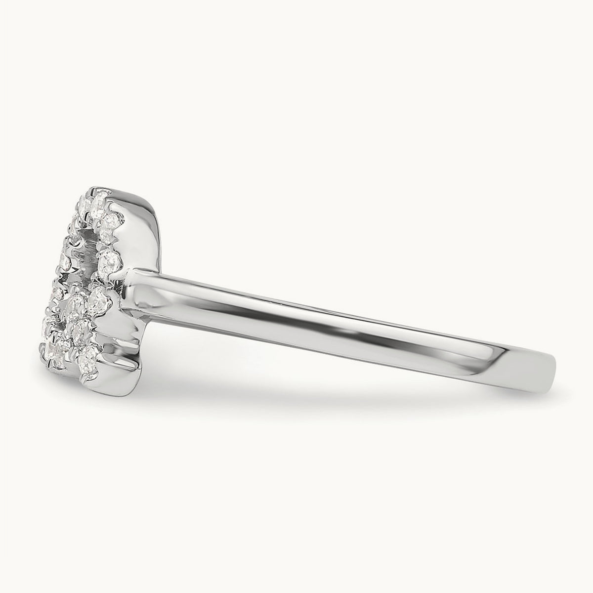 Initial Q Adjustable Ring, 0.20 ct tw Lab-Grown Diamond