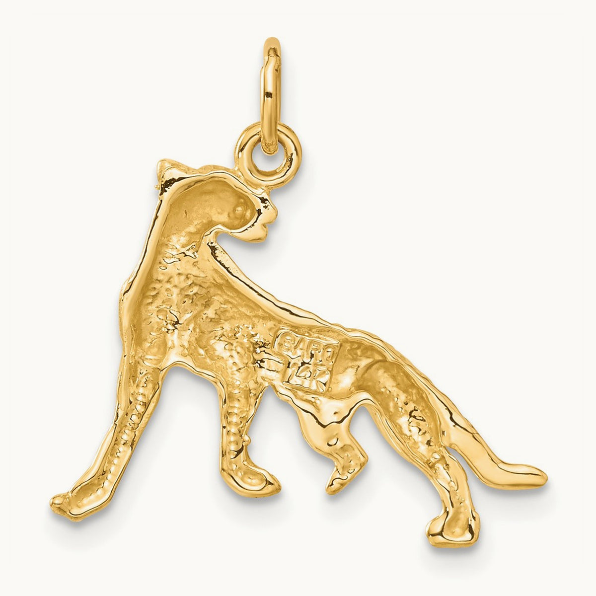 Cheetah Charm, 14K