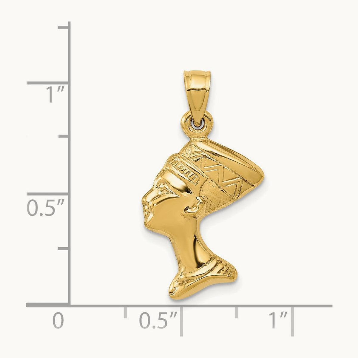 3-D Nefertiti Pendant — photo set