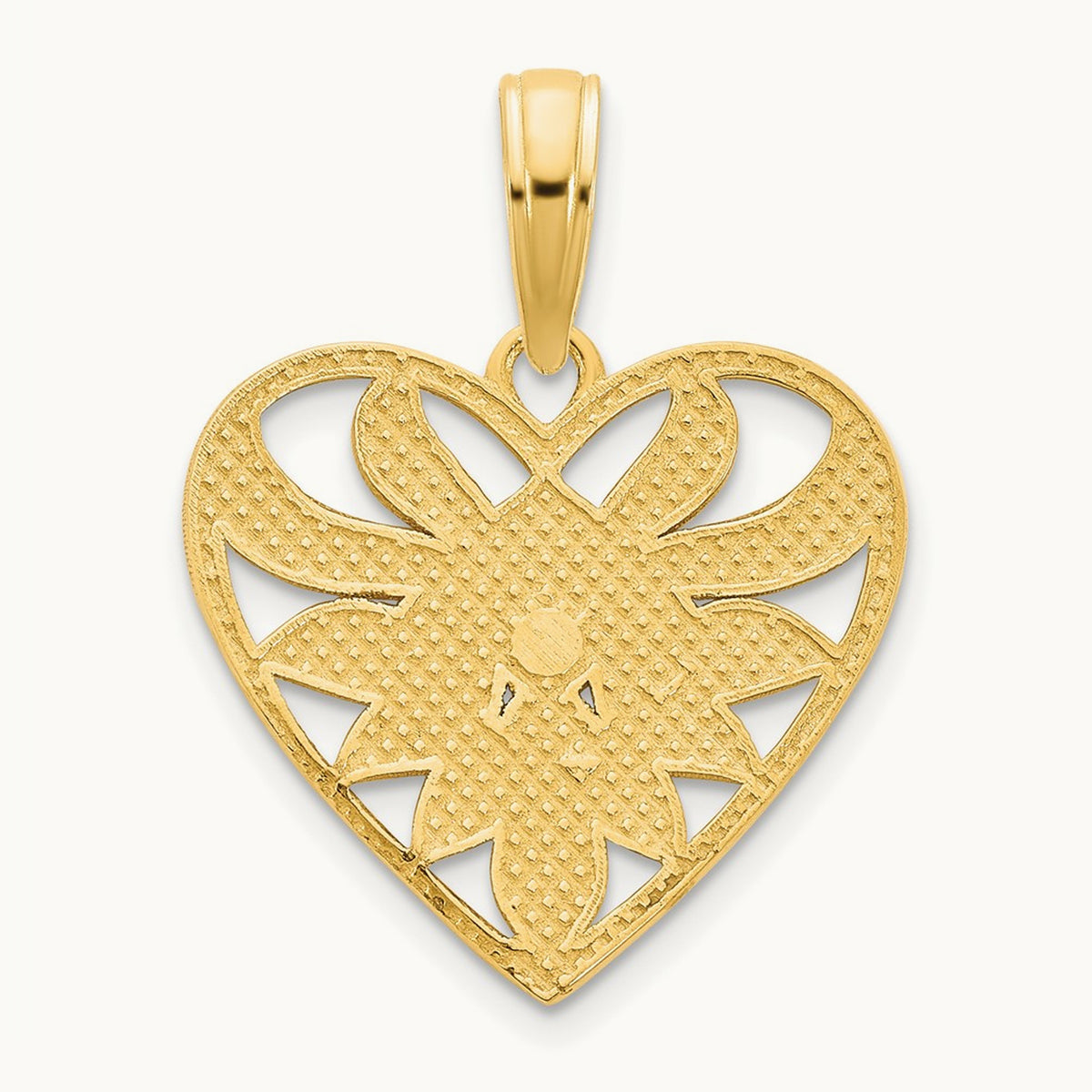 Fancy Heart Pendant — 21.23mm