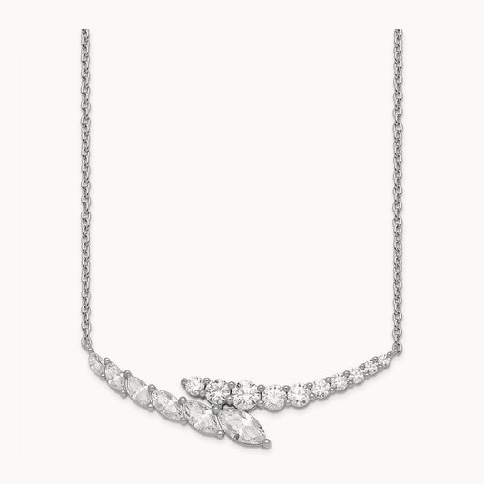 Fashion Bar Necklace, 3.00 ct tw Lab-Grown Diamond