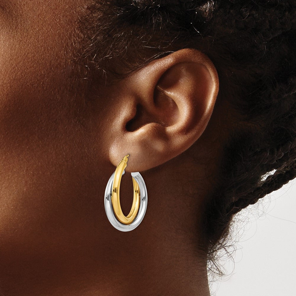 Double Hoop Earrings — photo set