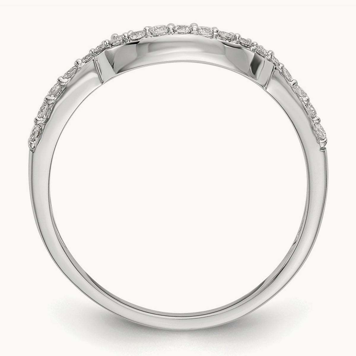 Diamond Band, 14K White Gold