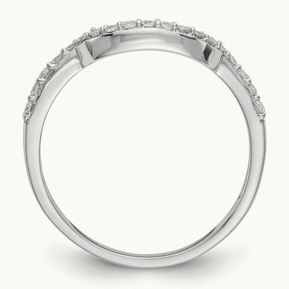Diamond Band, 14K White Gold