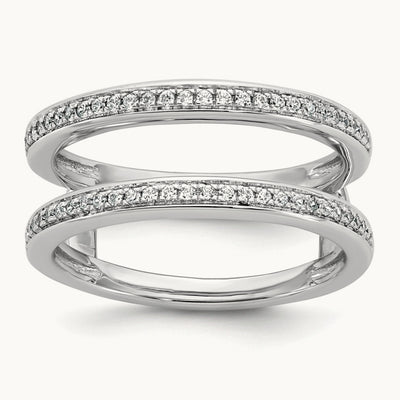 Complete Diamond Ring Guard — 14K White Gold