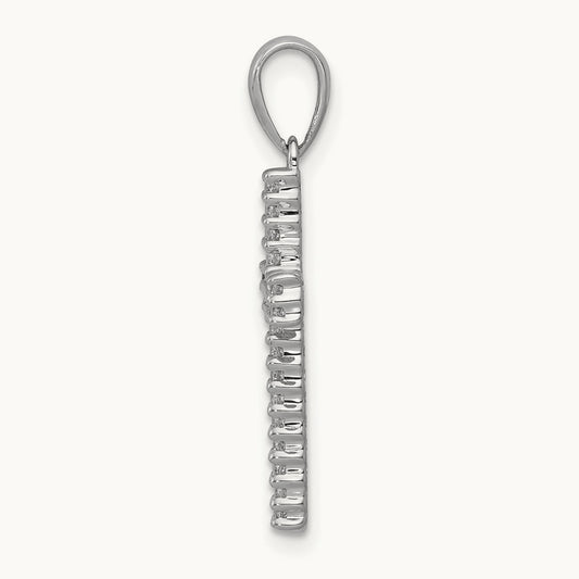 1/4ct. Diamond Cross Pendant — photo set
