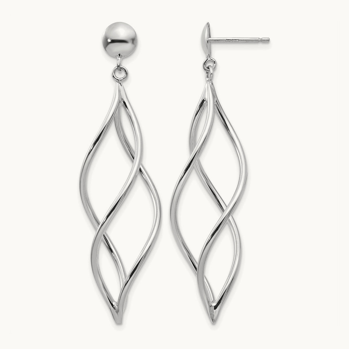 Swirl Dangle Earrings — photo set
