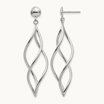 Swirl Dangle Earrings — photo set