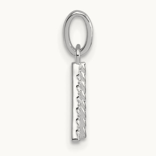 Twisted with .05 ct. Diamond Charm