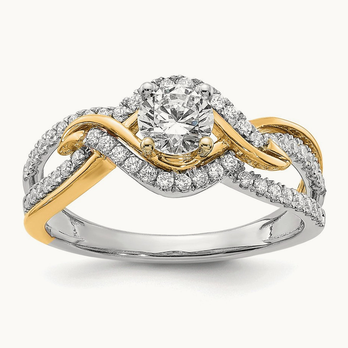 Semi-Mount Engagement Ring, 0.25 ct tw
