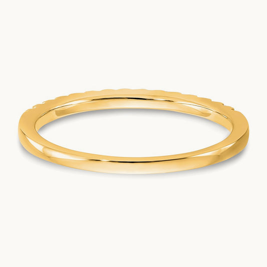 Diamond Band — 14K Yellow Gold, 7