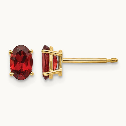 Garnet Earrings - January — photo set