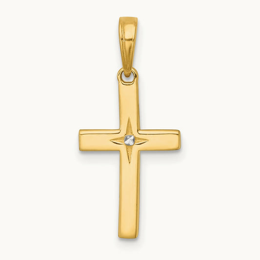 w/ D/C Cross Pendant — 24.2mm