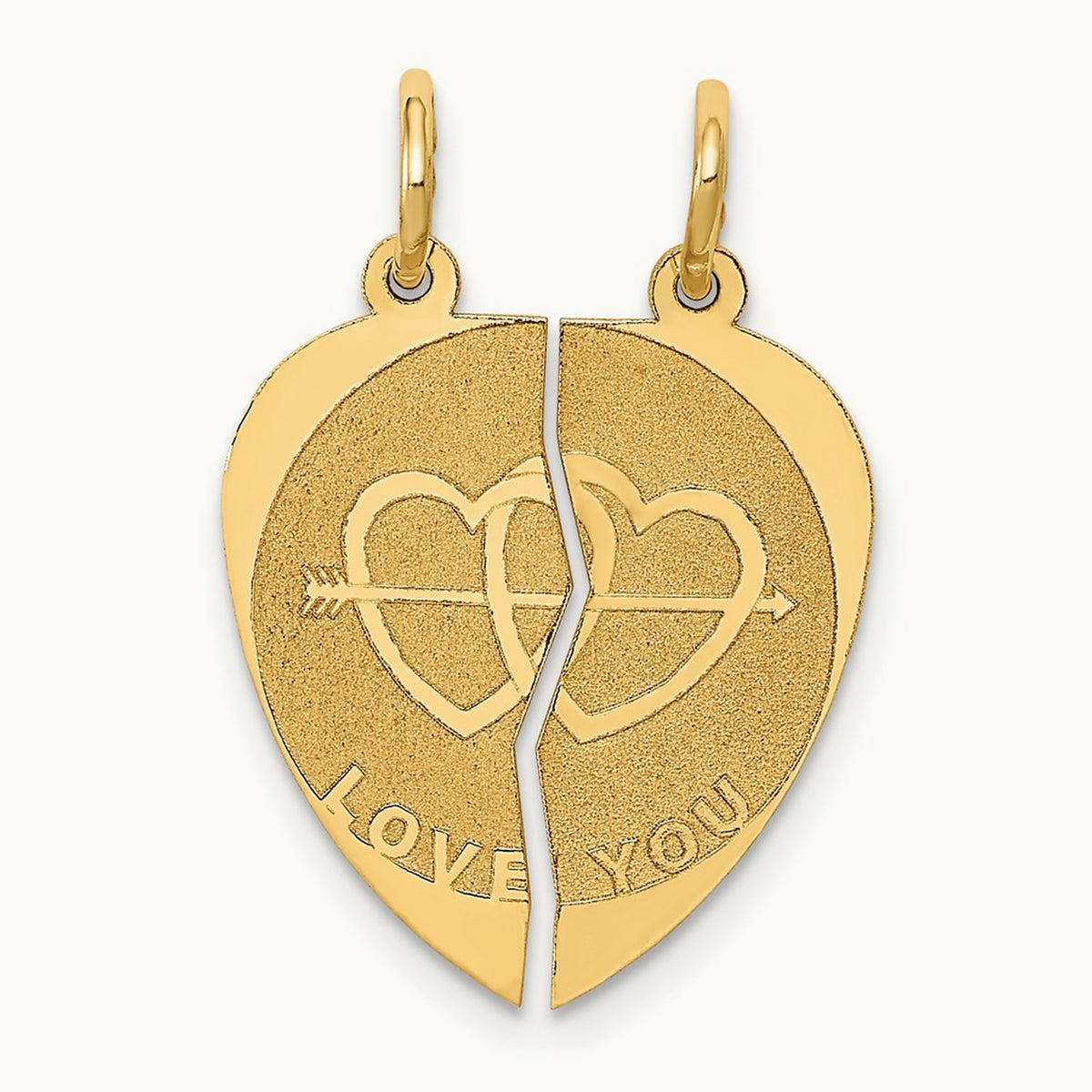 Break-apart I LOVE YOU Charm — photo set