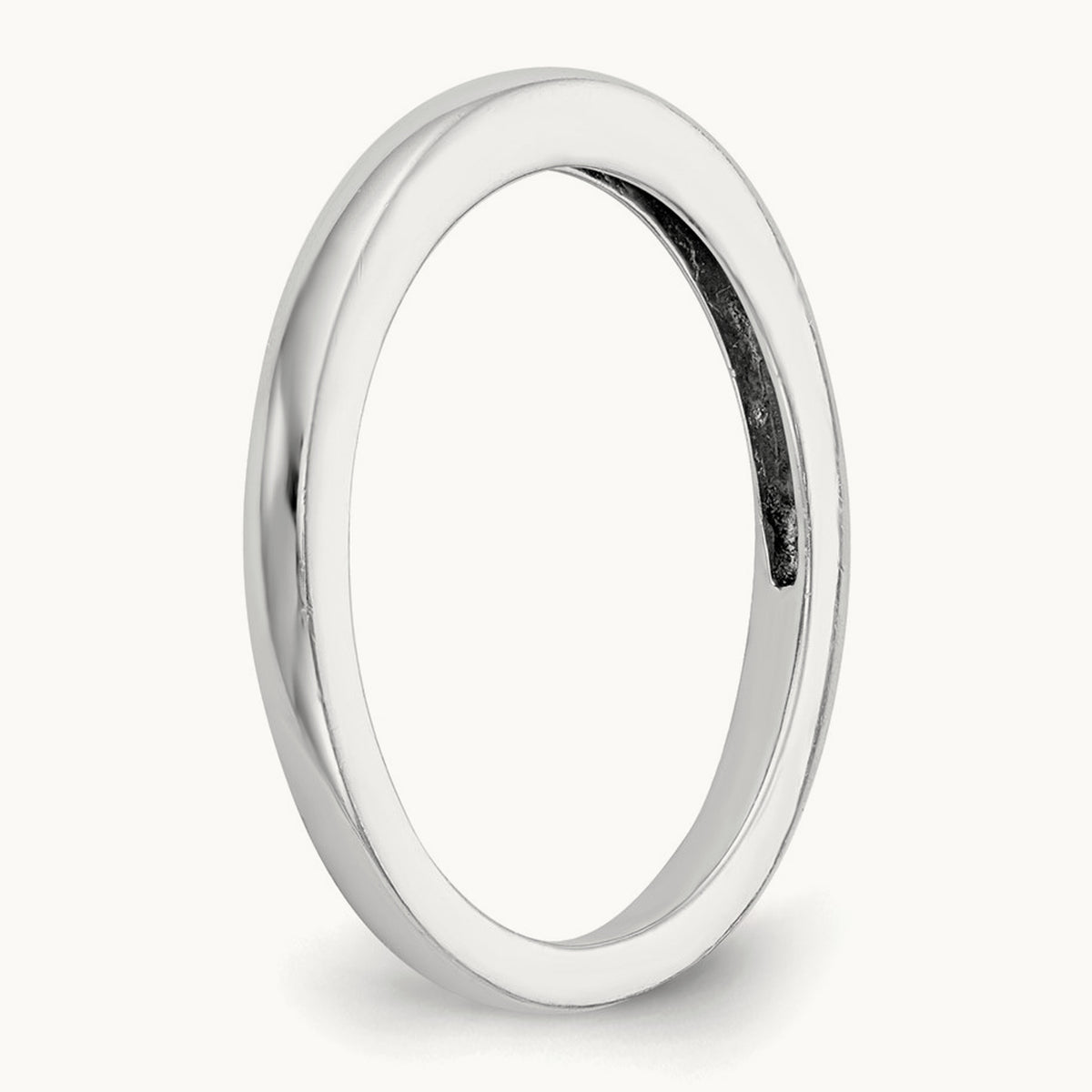 Polished Wedding Band, 14K White Gold