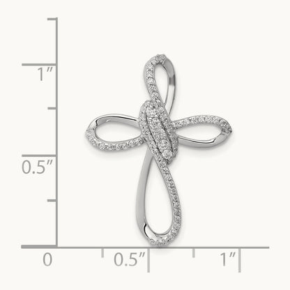 1/3ct. Diamond Cross Chain Slide — photo set