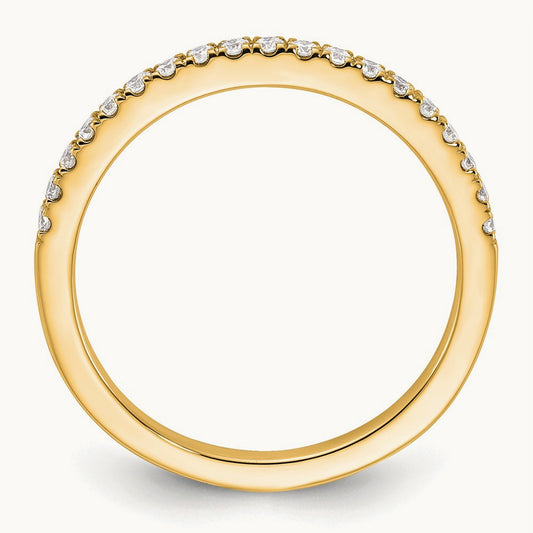 Diamond Wedding Band — 14K Yellow Gold, 7