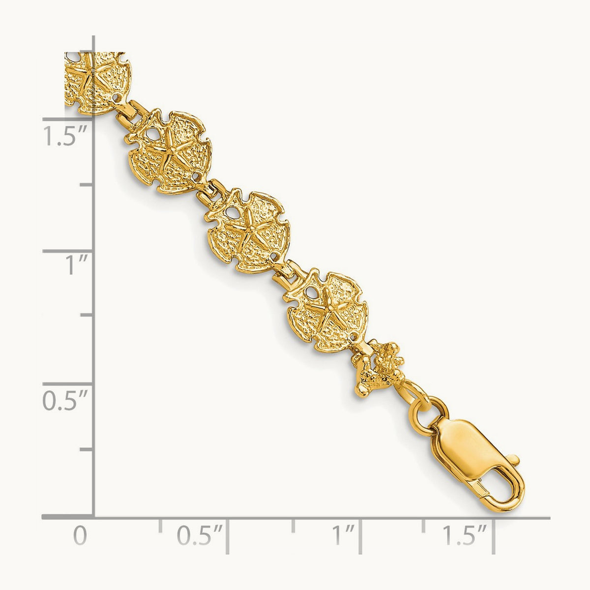 Sand Dollar Bracelet — 8mm