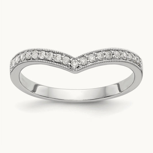 Diamond Band, 14K White Gold
