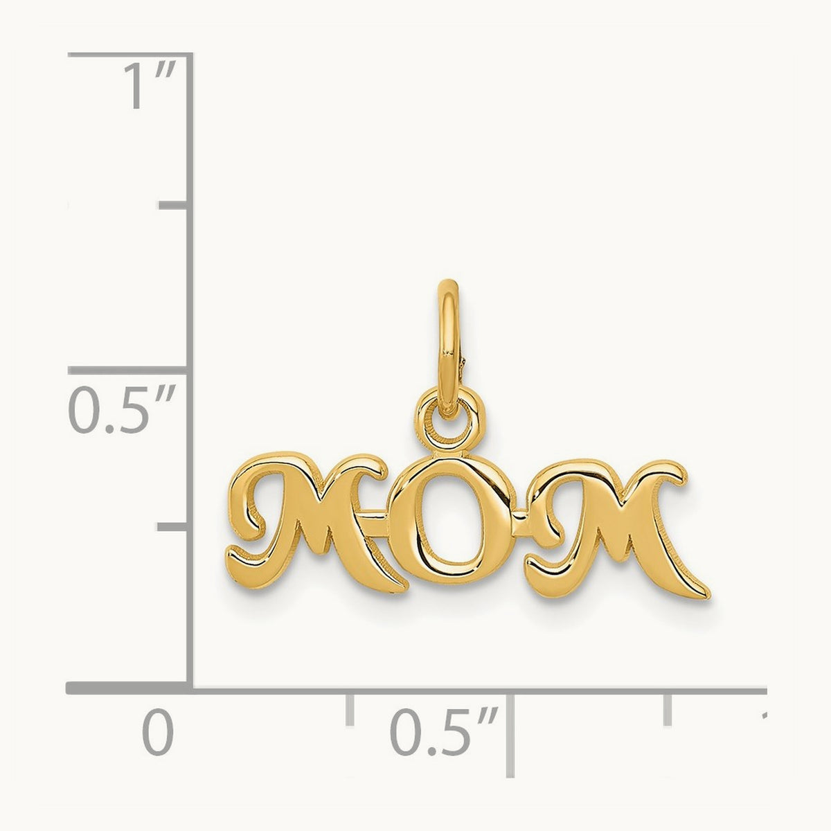 MOM Charm, 14K