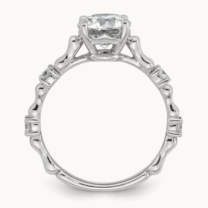 Round Center Ring, 1 5/8-3 1/4 ct Lab-Grown Diamond