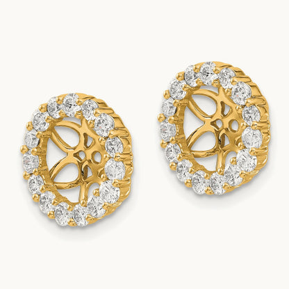 Diamond Earring Jackets, 14K