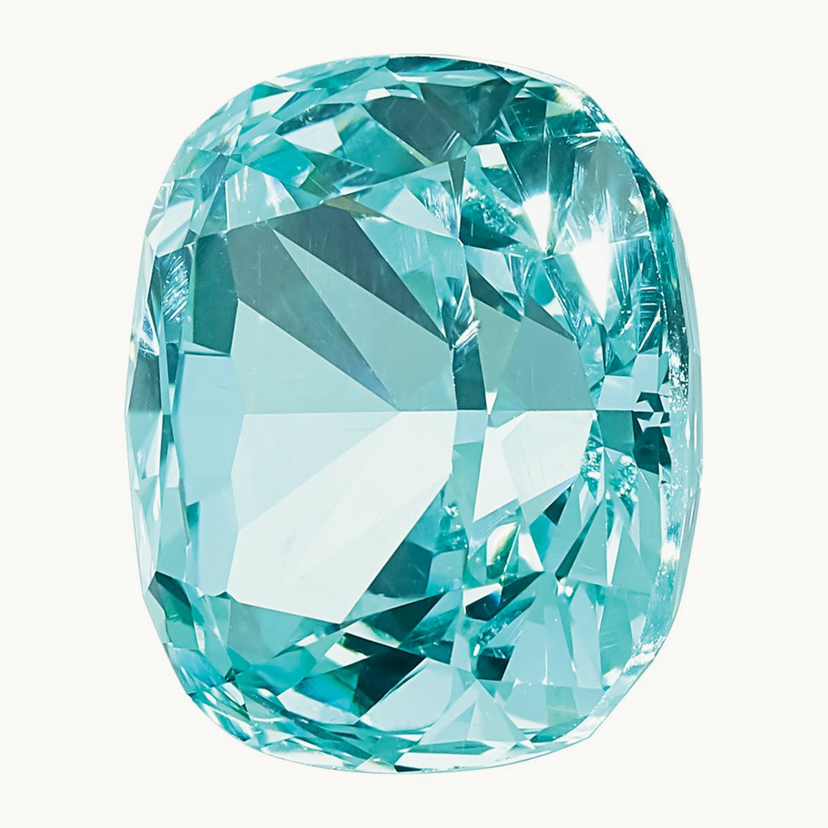 Antique Cushion Lab Created Paraiba, 8mm
