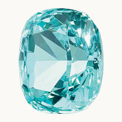 Antique Cushion Lab Created Paraiba, 8mm