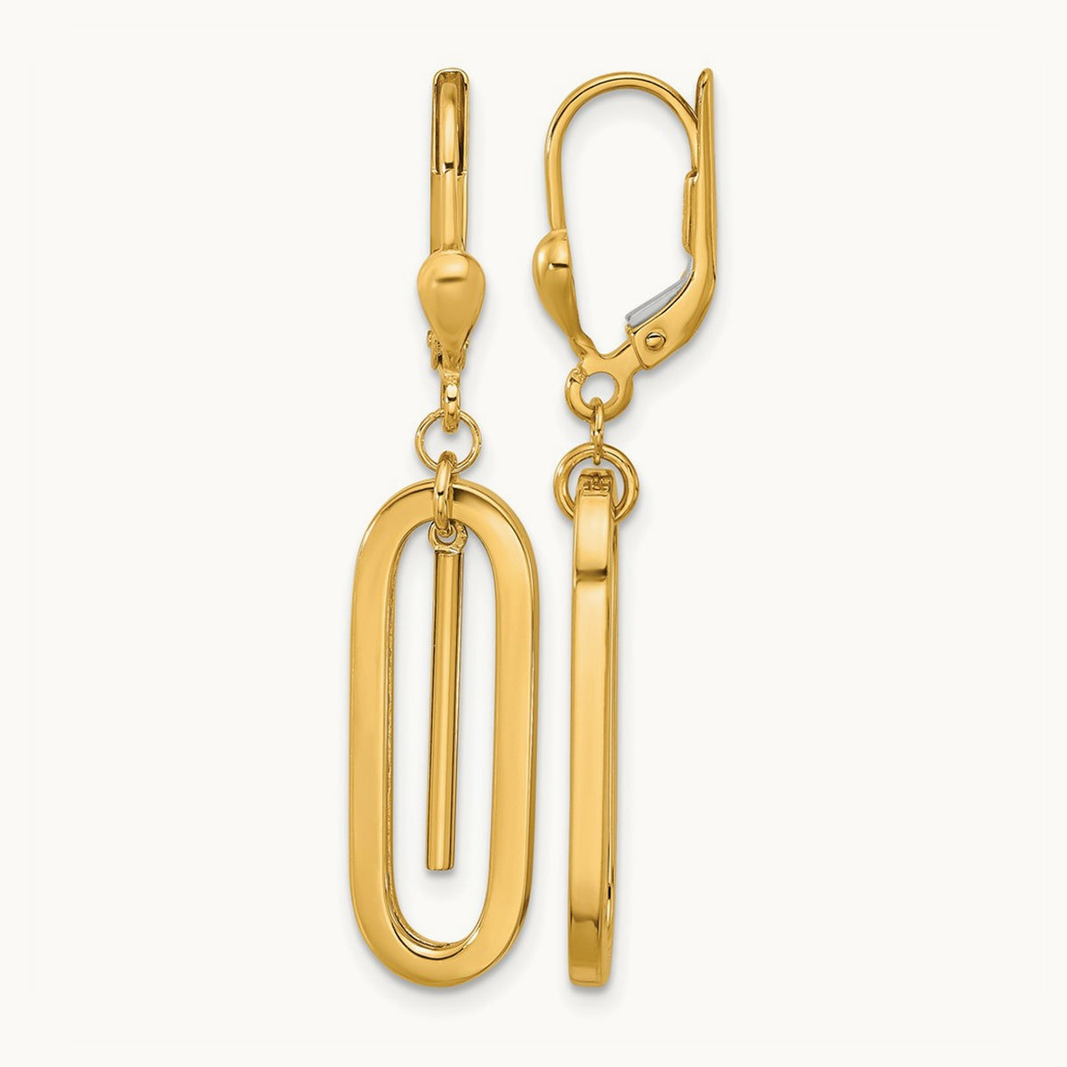 Polished Dangle Leverback Earrings — Leslie's — photo set