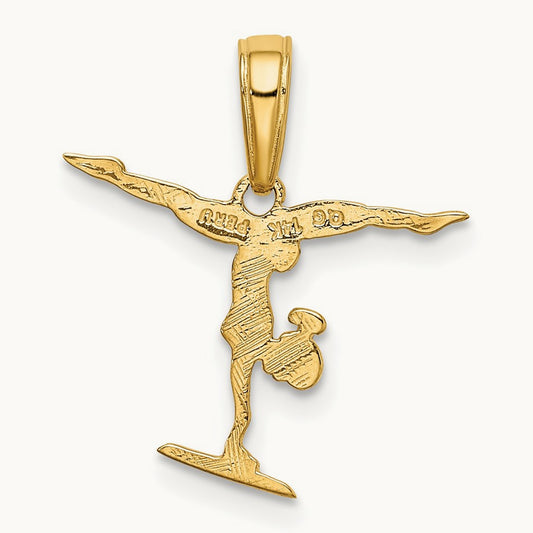 Gymnastics Pendant, 14K