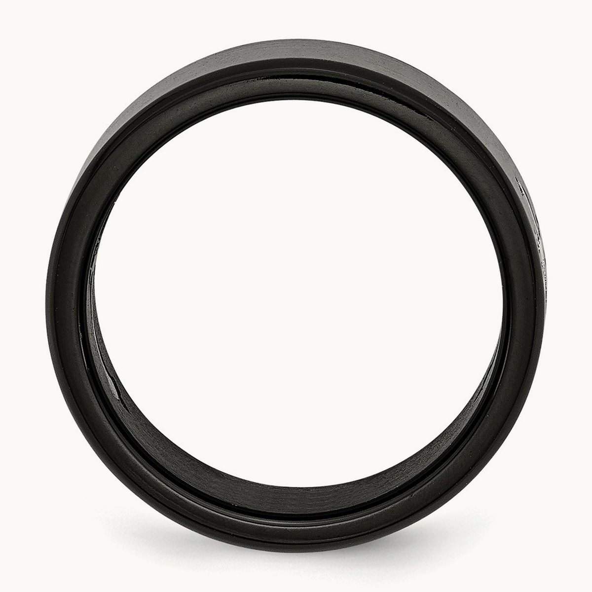 Brushed Black IP-plated with Cross Band — photo set (3)